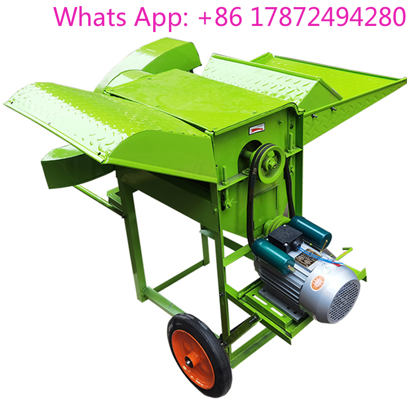 Rice Thresher Machine - 100-200KG/Saat Tahıl Harman Makinesi Tarımsal Soya