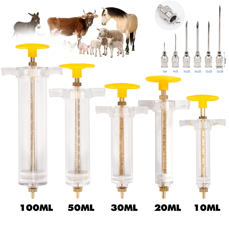 Chicken Nipple Drinker - 10/20/30/50/100 ml Ayarlanabilir Doz Şırınga Aşı