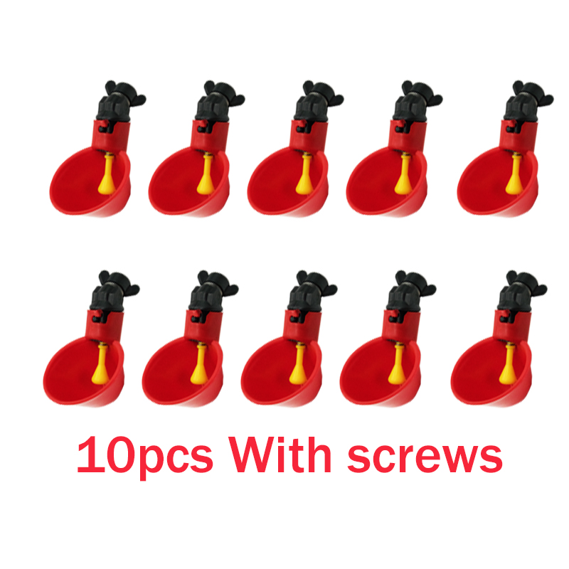 Chicken Nipple Drinker - 10 adet tavuk bıldırcın asılı su