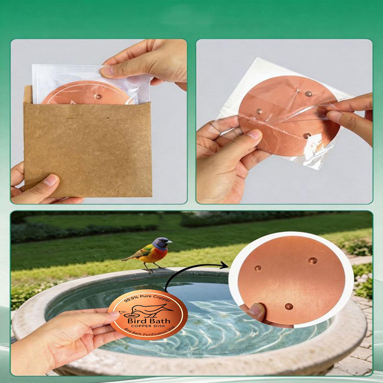 Farming & Agriculture Word Stacks - Kuş Banyosu Bakır Disk 0.6mm Kalınlığında