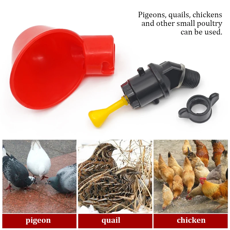 6-36 adet tavuk bıldırcın asıl - Chicken Nipple Drinker incelemesi ve fiyatı